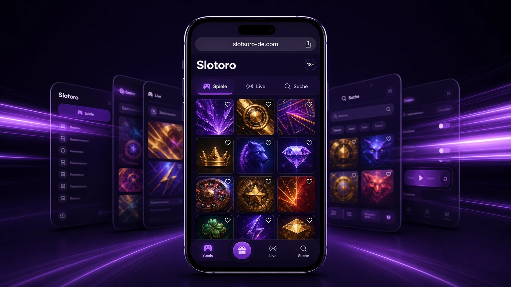 Slotoro Mobile Casino Nutzung