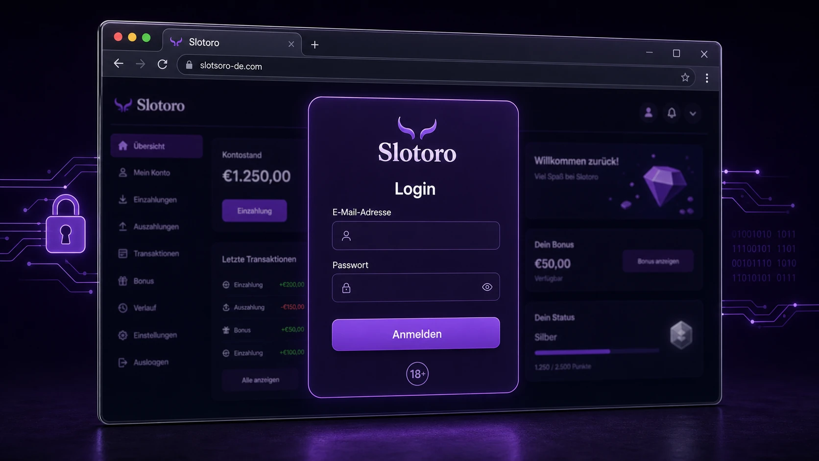 So funktioniert der Slotoro Login